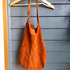 World Market Leather Bag